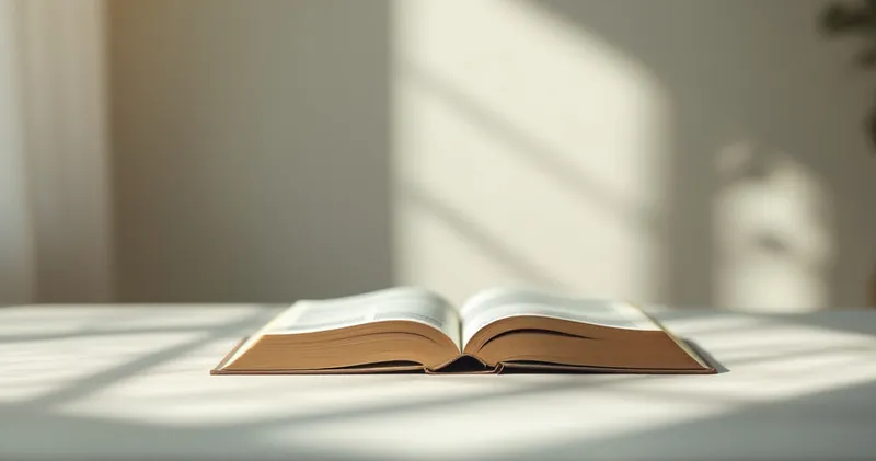 Soft daylight across a plain reading table with nothing on it (illustration)