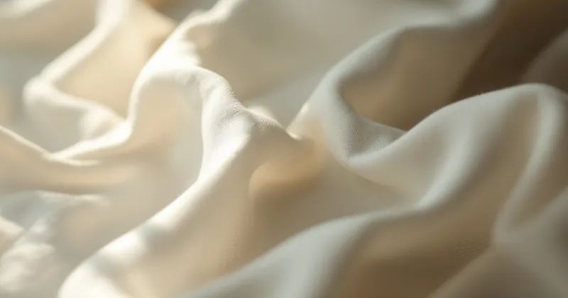 Pale linen in gentle morning light (illustration)
